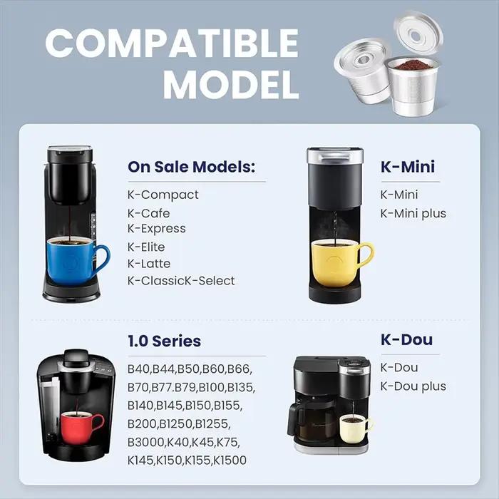 Capsules de café réutilisables B59B et dosettes pour cafetière Ninja Dual Brew