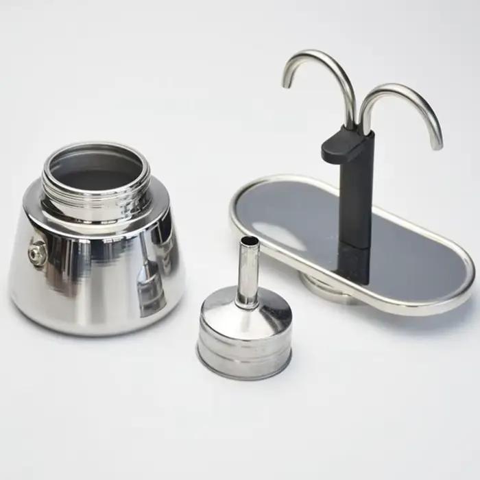 Cafetière Italienne en Acier Inoxydable 100