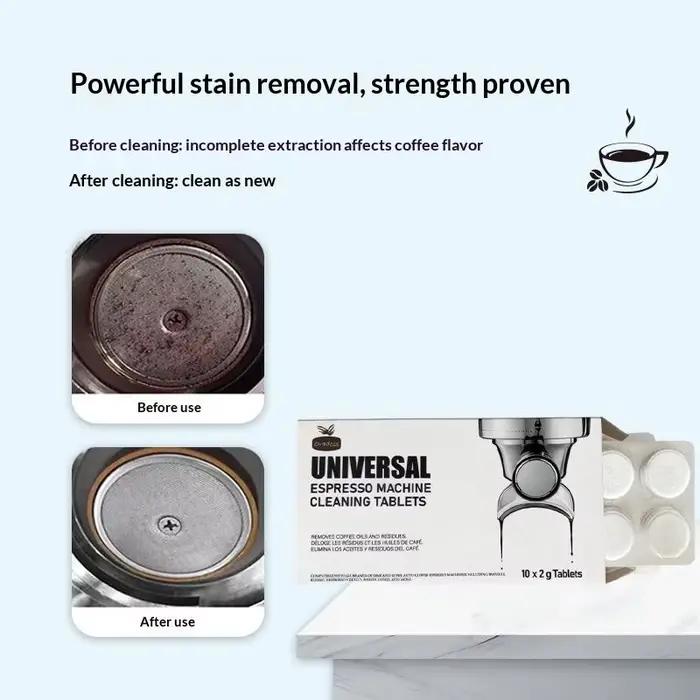 Kit de 8 pastilles détartrantes pour machine à café