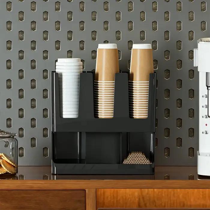 Organisateur de comptoir à 6 compartiments pour dosettes de café