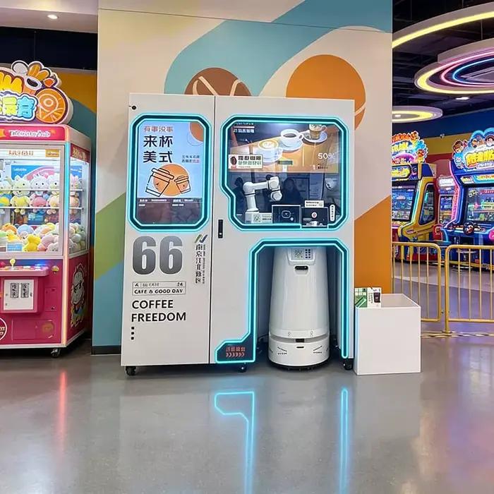 Solution de barista robotique automatisée pour la préparation et la livraison autonome de café