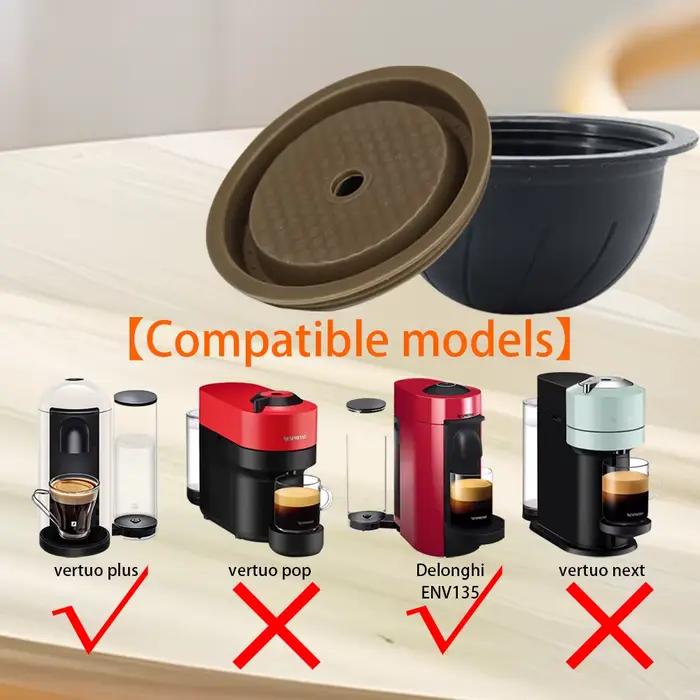 5 jeux de coques filtrantes pour capsules de café et bouchons d'étanchéité en silicone