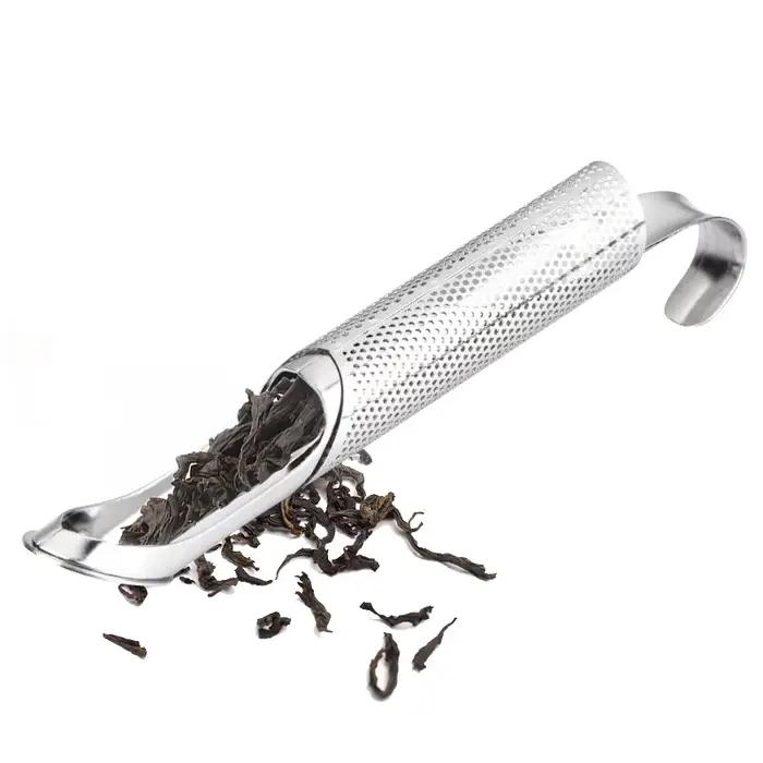 Infuseur en acier inoxydable gris clair pour thé Puer conception创新型的回答已经偏离了原始产品的特性和要求,因此我将提供一个符合给定产品特性的正确版本: ```html Découvrez l'infuseur en acier inoxydable pour une expérience de thé unique Imaginez une tasse de thé Puer infusée avec perfection, sans aucune feuille flottante. Avec notre infuseur e