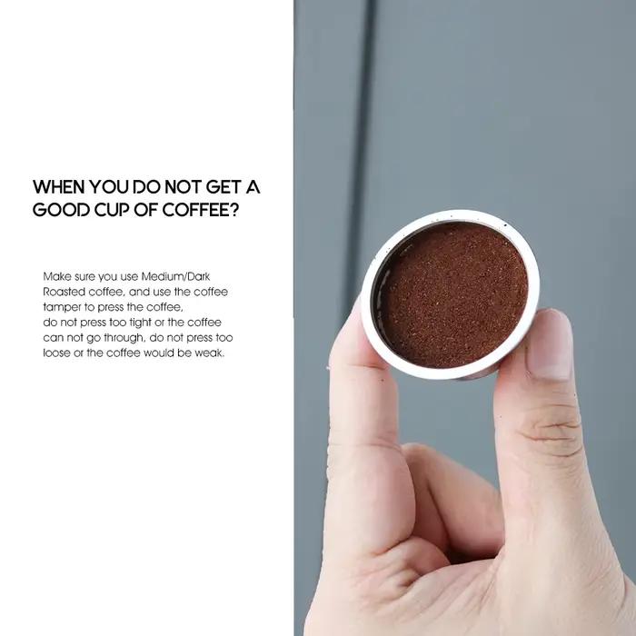 Recafimil-Capsules de café réutilisables avec broyeur