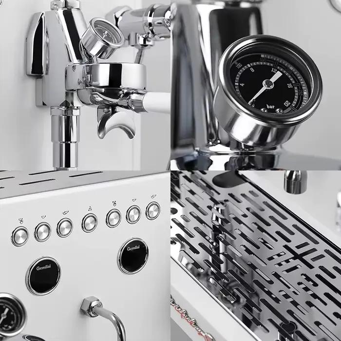 Machine à café industrielle et commerciale à deux groupes