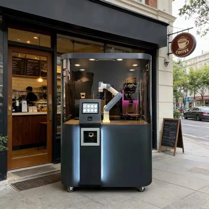 Machine à café robotisée entièrement automatique et personnalisée
