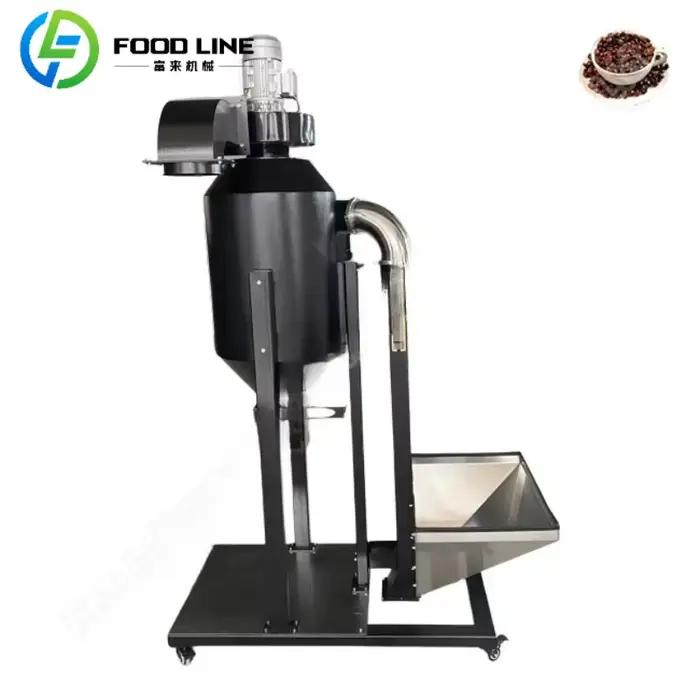 Décontaminateur Commercial personnalisé pour grains de café, contrôle de vitesse réglable, élimination efficace des pierres et débris, acier inoxydable 304, sécurité accrue, idéal pour torréfacteurs professionnels, usage industriel et artisanal