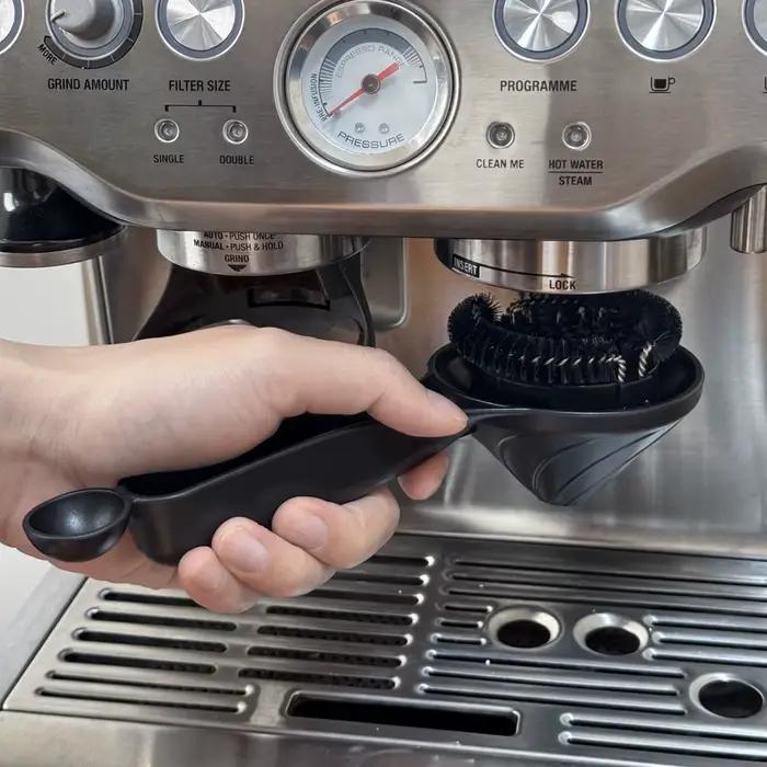 Brosse de nettoyage pour machine à café 58mm
