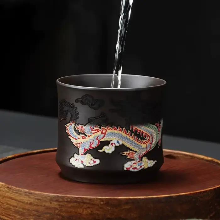 Tasse à thé Dragon Phoenix de Style chinois