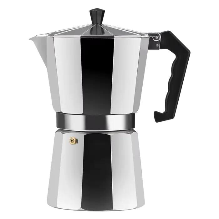 Cafetière Pot aluminium moka expresso percolateur Pot café bouilloire Cafetera maison extérieure cuisinière