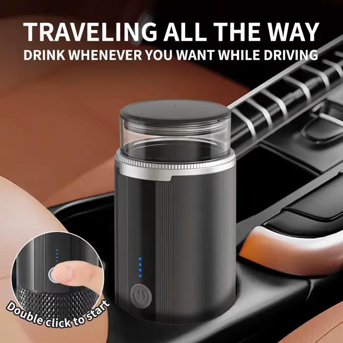 Machine à café portable électrolique à capsules et café en poudre facile à utiliser et à entretenir pour voyages et occasions quotidiennes