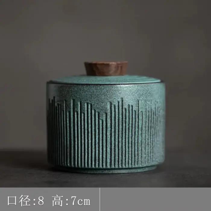 Petite boîte à thé en céramique