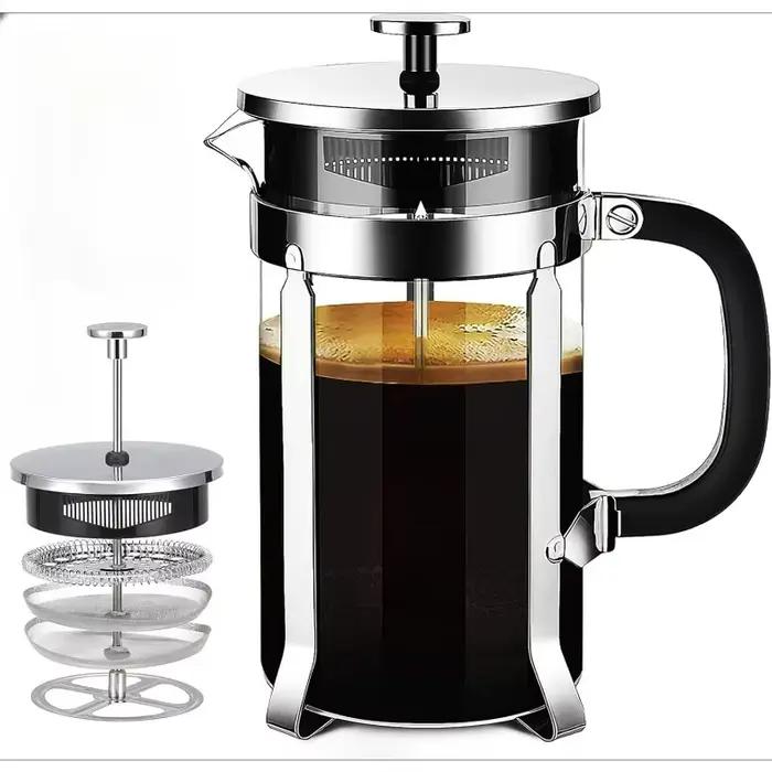 Cafetière à presse française en acier inoxydable