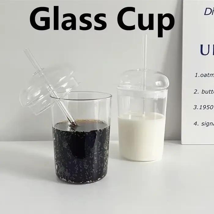 Tasse à café glacée en verre Transparent de 450ML