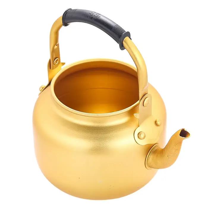 Bouilloire en aluminium doré 0