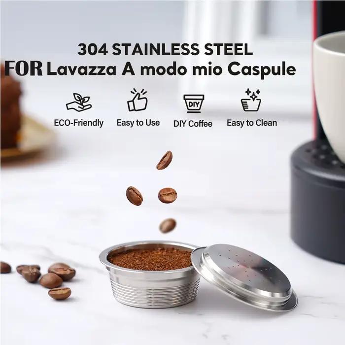 ICafilas-Capsules de café rechargeables en acier inoxydable
