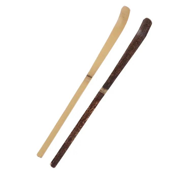 Spatule à thé en bois de bambou noir