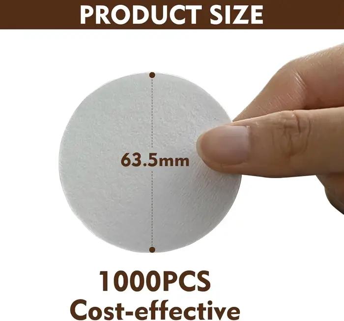 Filtres à café ronds, compatibles avec la cafetière Aeropress Bialetti Moka Pot