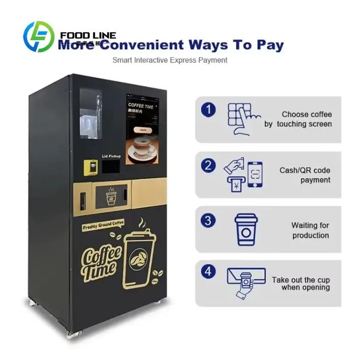 Machine à café intelligente automate hautement efficace pour entreprises et commerces occasions spéciales咖啡智能全自动商用高效咖啡机适用于企业和商业特别场合