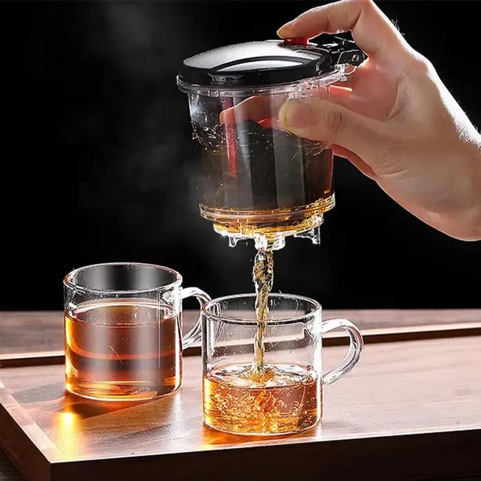 Théière en verre résistante à la chaleur