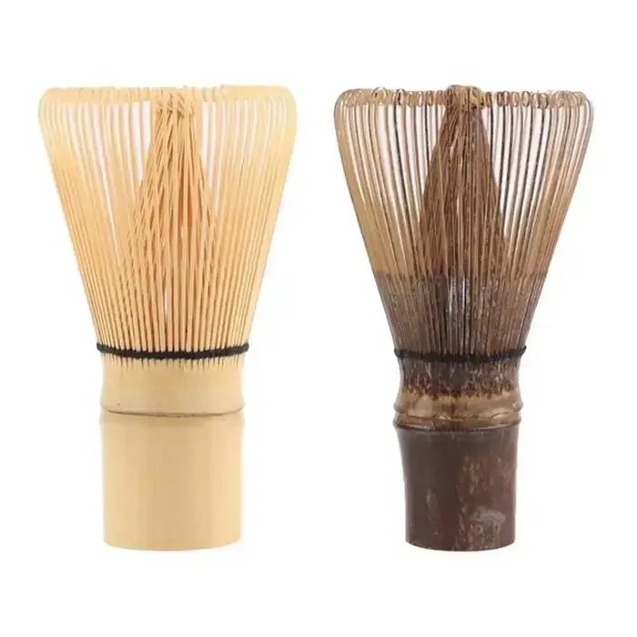 Cérémonie japonaise bambou Matcha pratique poudre fouet café vert thé brosse Chasen outil broyeur brosses thé accessoires