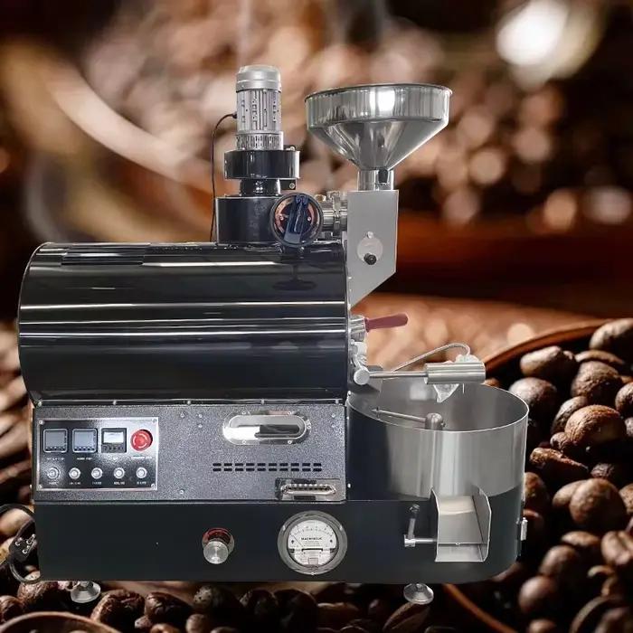 Torréfacteur à café électrique et à gaz double usage personnalisé de 1 kg