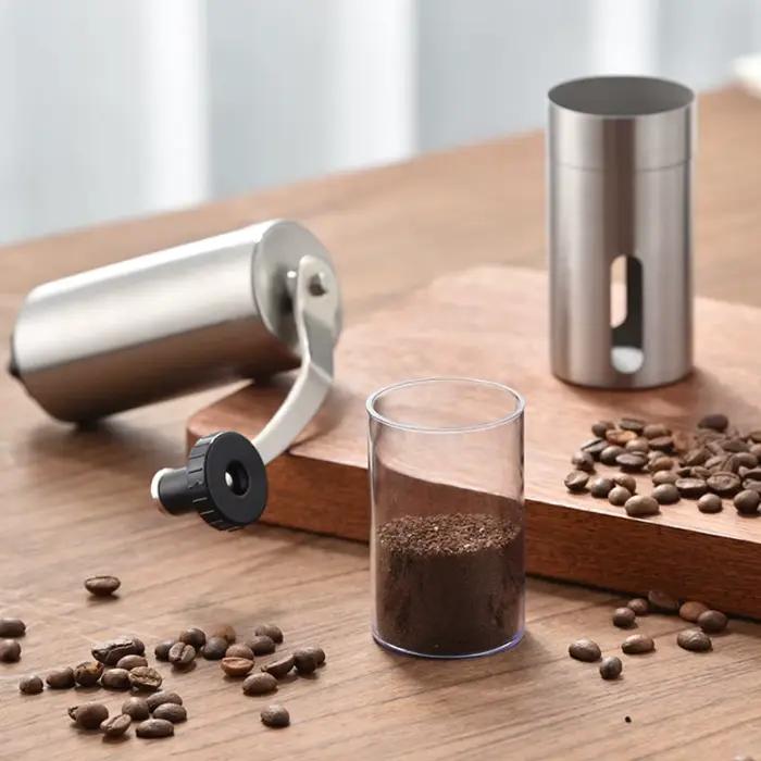 Moulin à café manuel en acier inoxydable avec noyau en céramique pour une tasse de café torréfiée artisanale et unique pour les amateurs de café occasions spéciales