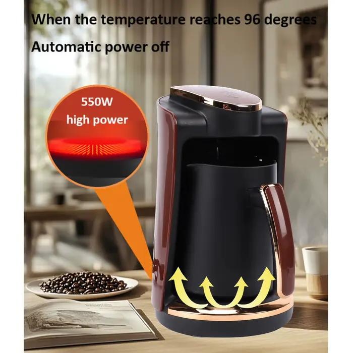 Machine à café turque électrique 550W 250ML pour une tasse