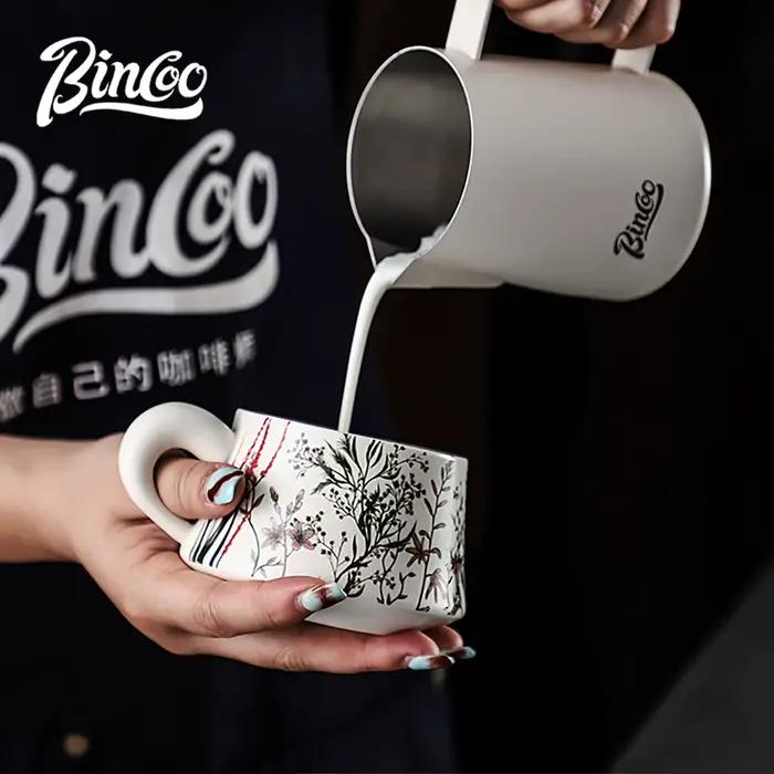 Tasse à café en céramique Bin Coo élégante pour barista occasions spéciales thé après-midi cappuccino