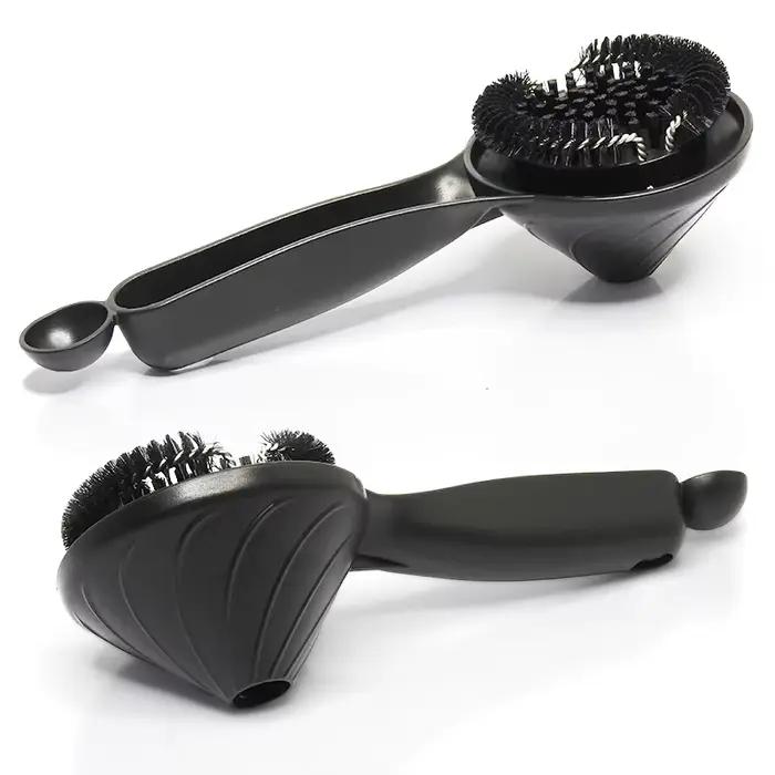 Brosse de nettoyage pour machine à café 58mm en plastique avec poils en nylon haute densité pour têtes de groupe de machine à expresso pour usage domestique et professionnel occasions spéciales