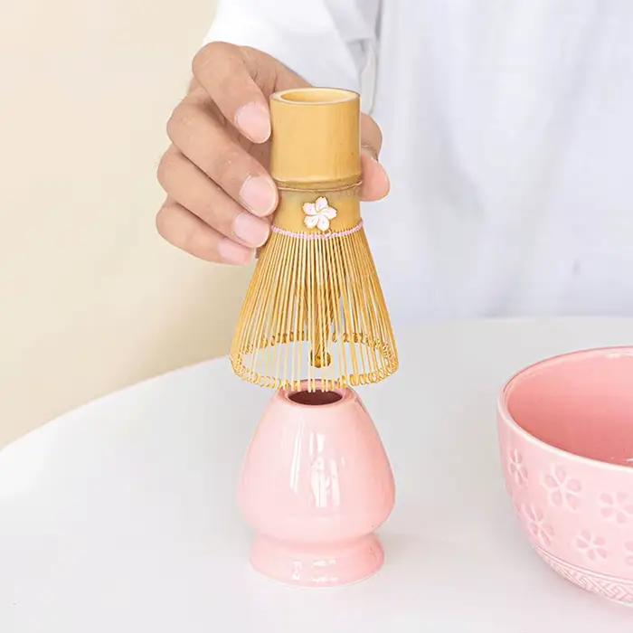 Fouet Matcha traditionnel en bambou