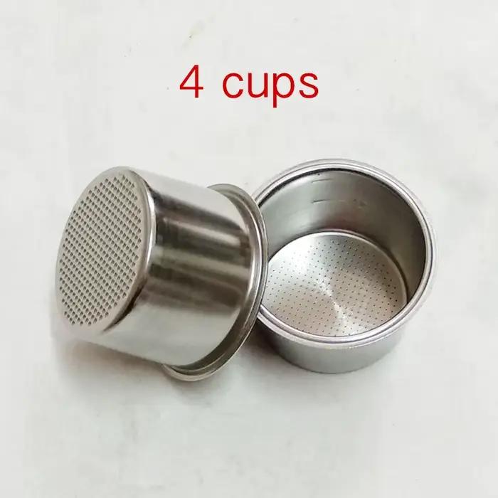 Delonghi 51MM 3 oreilles café sans fond Portafilter filtre nu 304 acier inoxydable 1 2 4 tasses