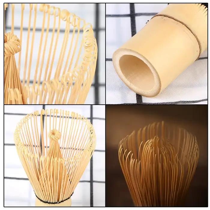 Accessoires de cuisine 100 Matcha thé vert poudre fouet service à thé cérémonie japonaise bambou Chasen thé outil brosse à thé