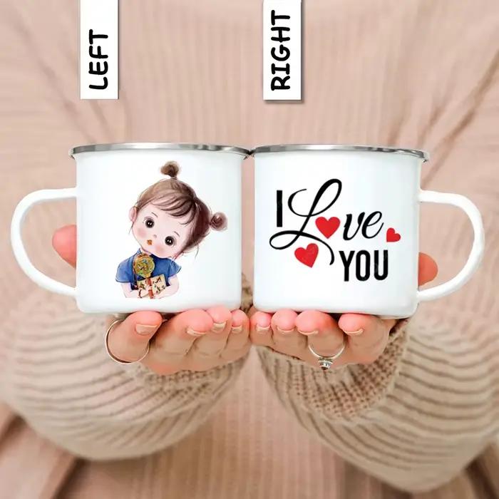 Tasse à thé avec texte et nom personnalisé