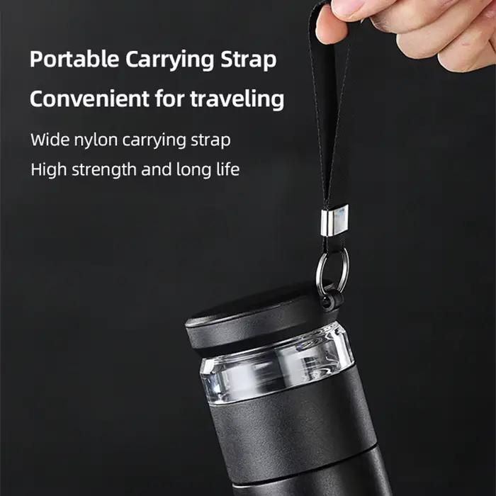 Infuseur à thé de 500ml acier inoxydable avec compartiment à thé indépendant pour hommes voyageurs et professionnels