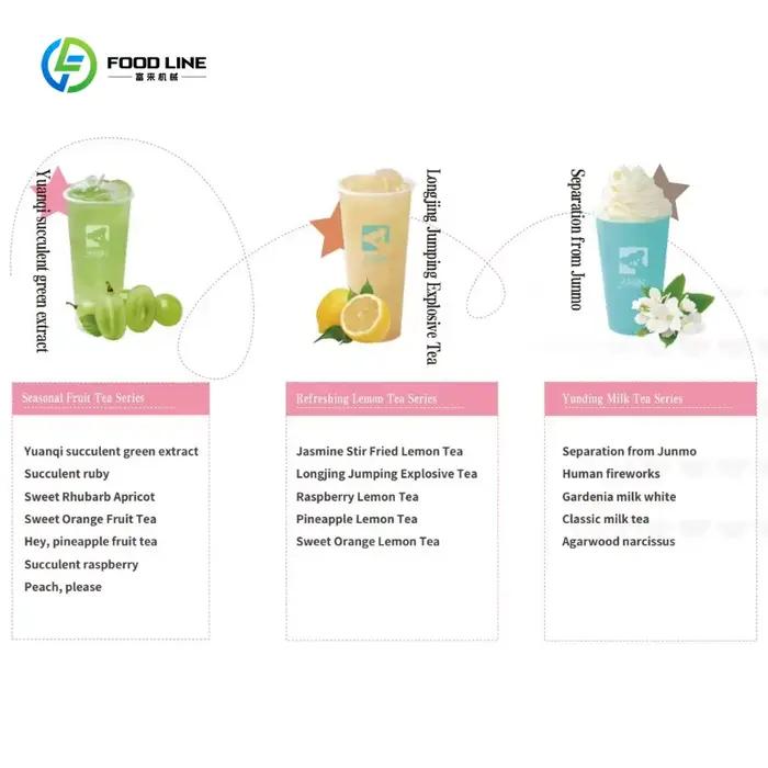 Machine à thé au lait entièrement automatique personnalisée