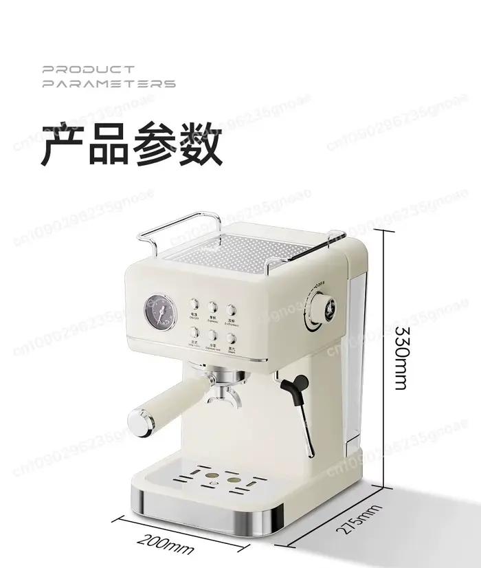 Machine expresso semi-automatique 58mm pour latte art et cafe a domicile occasion speciale blanc ou rouge