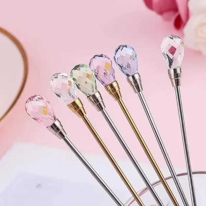 Cuillère à café en diamant longue pour café crème glacée dessert cocktail élégante à offrir occasions spéciales