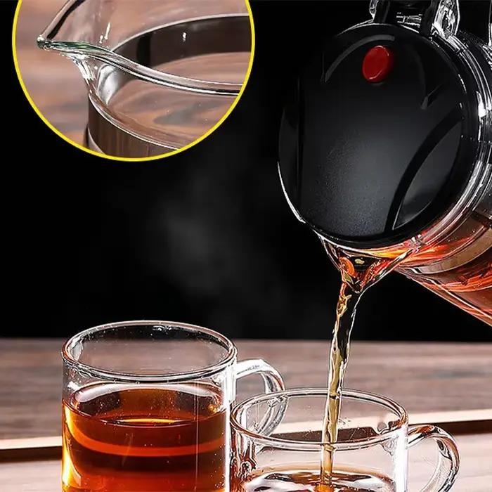 Théière en verre résistante à la chaleur