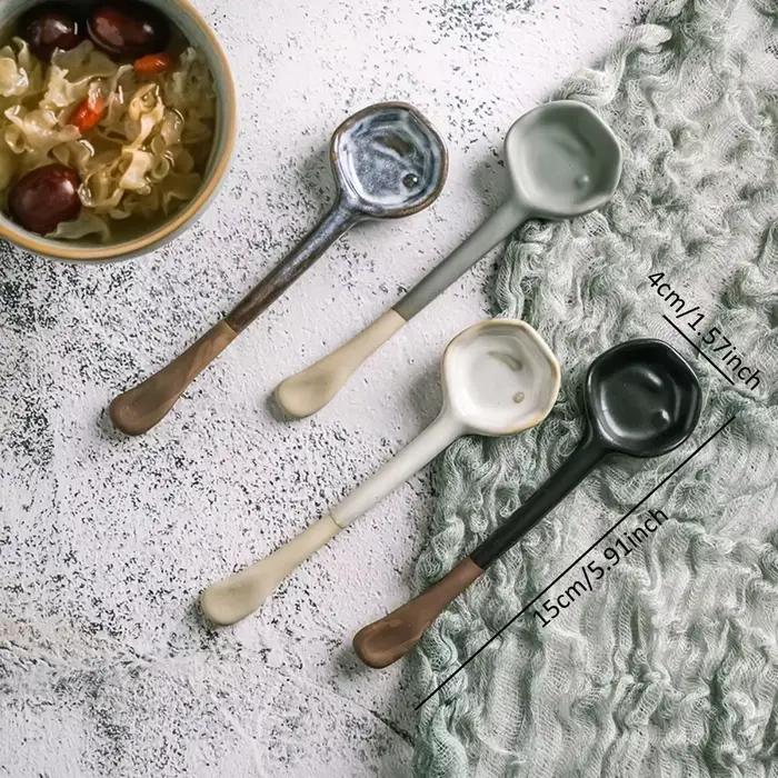 1 pièce de fouet à café en céramique vintage pour le thé de l'après-midi