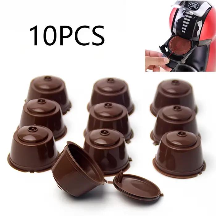 Capsules rechargeables Nescafe DOLCE GUSTO pour café de haute qualité avec filtres réutilisables et accessoires inclus pour une utilisation durable et facile