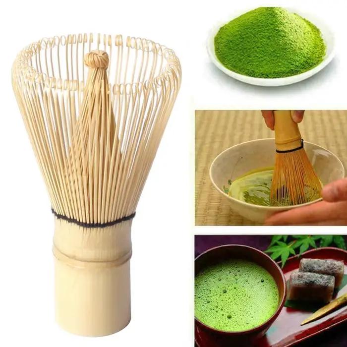 Fouet à Thé Vert Matcha 100 en Bambou
