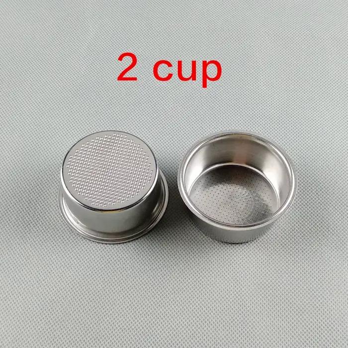 Delonghi 51MM 3 oreilles café sans fond Portafilter filtre nu 304 acier inoxydable 1 2 4 tasses