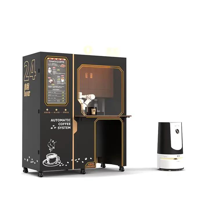 Distributeur automatique intelligent de café et de thé au lait pour cinémas