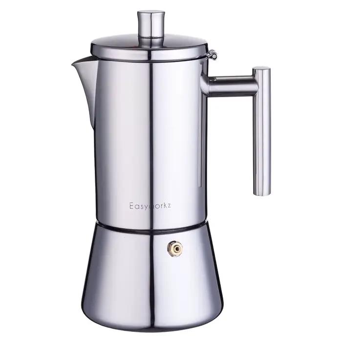 Pot Moka cafetière italienne en acier inoxydable