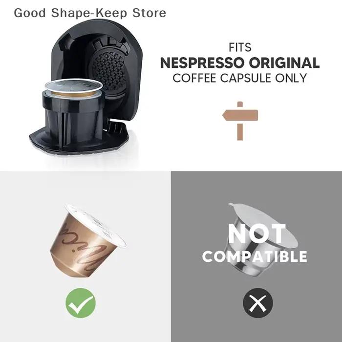 Adaptateur de capsules de café réutilisables pour broyeur de dosettes Dolce Gusto Genio S Crema