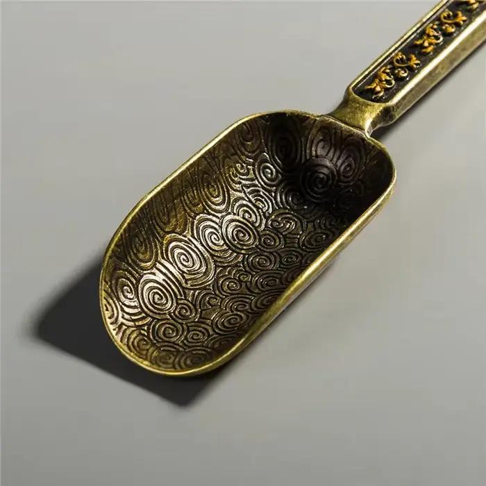 Cuillère à thé en alliage Xiangyun Caddy