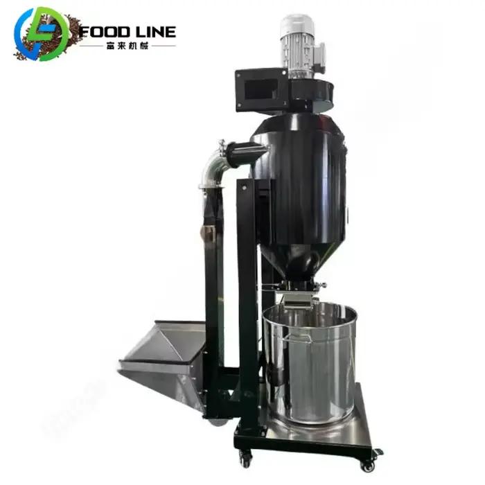 Décontaminateur Commercial personnalisé pour grains de café, contrôle de vitesse réglable, élimination efficace des pierres et débris, acier inoxydable 304, sécurité accrue, idéal pour torréfacteurs professionnels, usage industriel et artisanal
