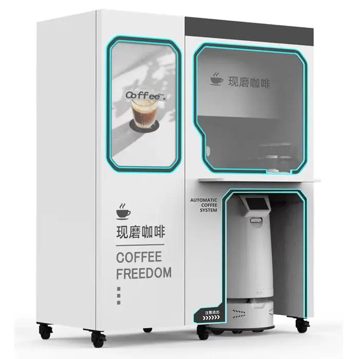 Distributeur automatique intelligent de café et de thé au lait pour cinémas