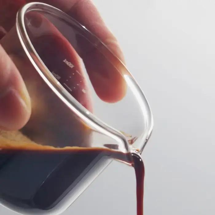 JUSTINLAU Verres à expresso transparents avec échelle graduée
